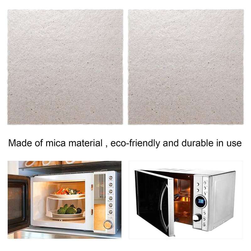 2 x Replacement 12 x 12 cm Plate Mica for Microwave
