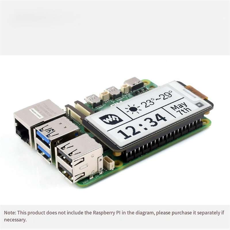 2.13 Inch E-Ink Display Module HAT+ 250x122 E-Paper Screen for Series Mainboard Nano Sunrise X3