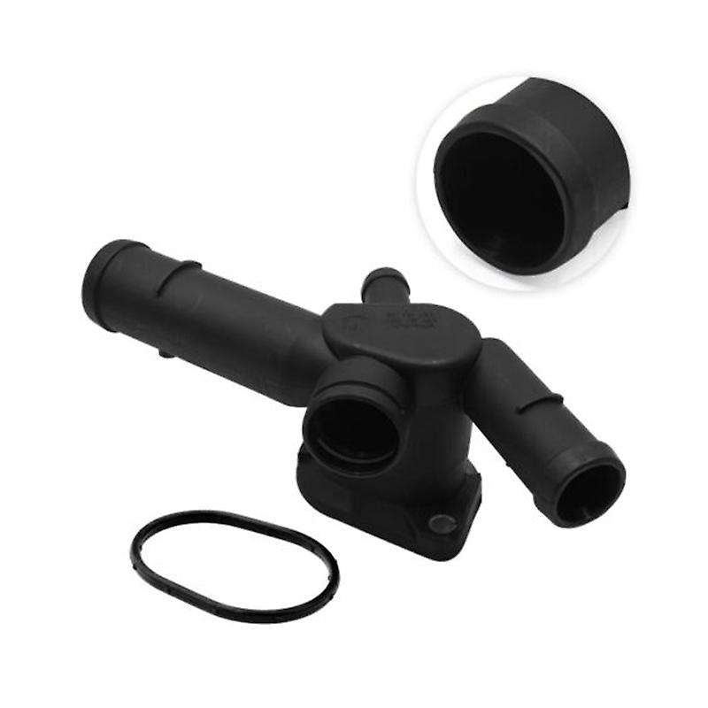 2.0L Coolant Hose Flange Water Outlet Raditor Plastic for Golf 06A121132 06A121133D