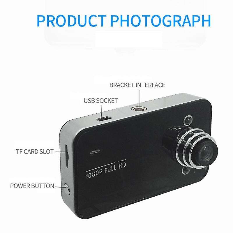 2.2 Inch Car Dvr Dash Camera Full 1080p Loop Recording Drive Recorder Wide Angle Night Vision Dashc