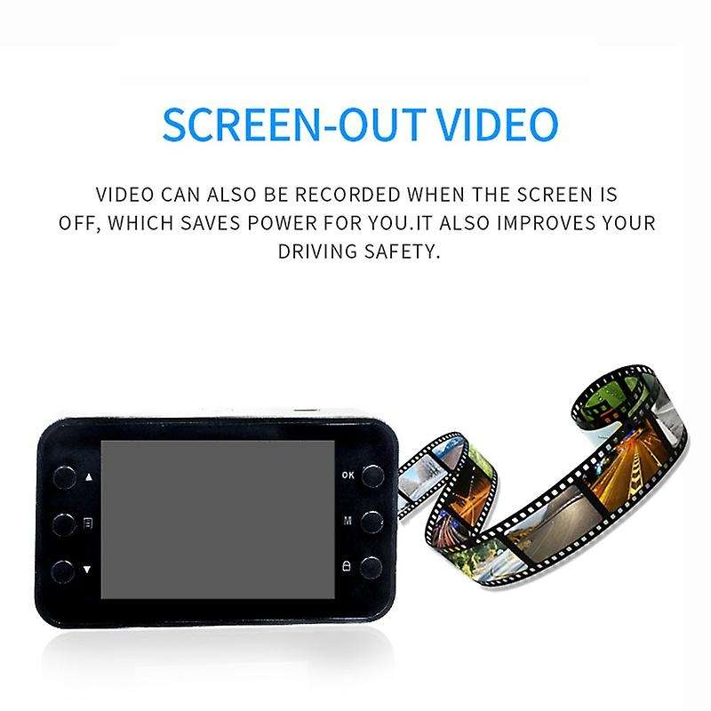2.2 Inch Car Dvr Dash Camera Full 1080p Loop Recording Drive Recorder Wide Angle Night Vision Dashc