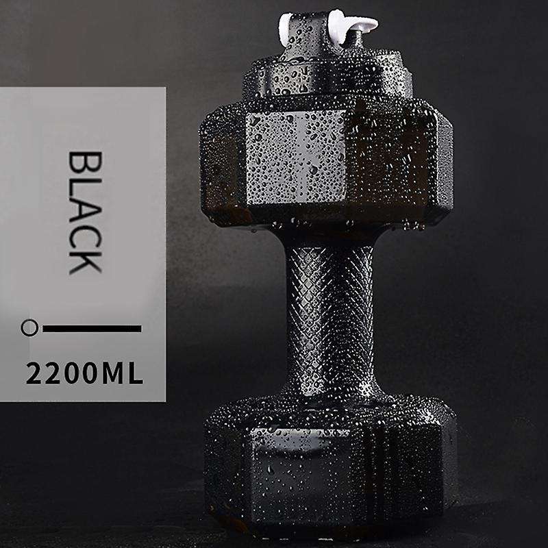 2.2 L Dumbbells Portable Large Water Bottle Dumbbells Weightlifting Fitness Gym Comprehensive Exerci