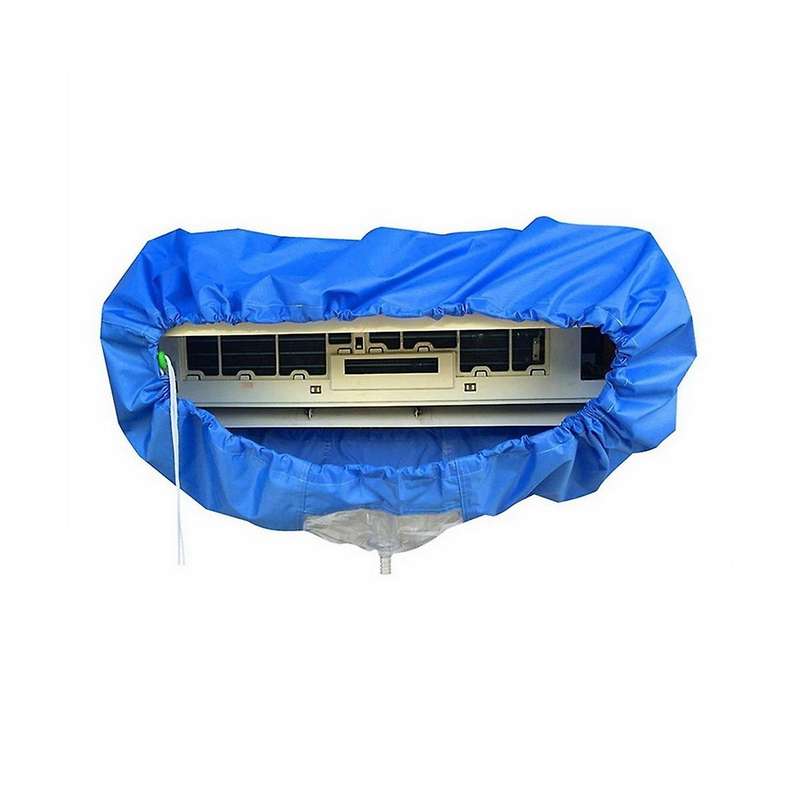2.4m Air Conditioner Cleaning Cover Double Layer Thickening Wash Mounted Protective Dust Cleaner B