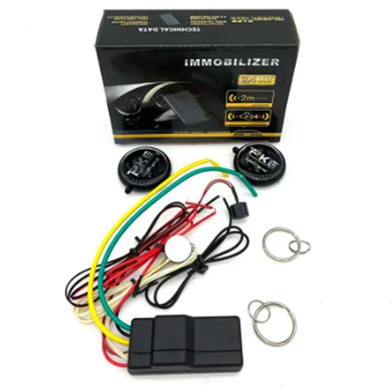 2.4G RFID Immobilizer Wireless Engine Lock Car Alarm Anti-Hijacking Circuit Cut Off Auto Unlock Devi