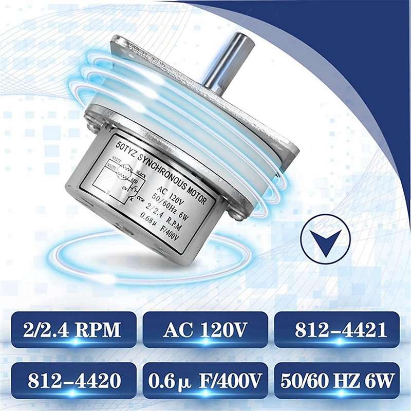 2.4 Rpm Feed Motor for Most Stoves 812-4421 812-4420 Ph-4421 for -fire Heatilator Cab50 Ps35