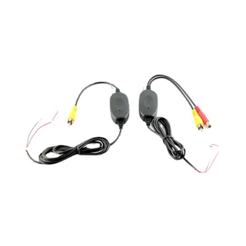 2.4ghz Wireless Video Transmitter Receiver for Car Dvd Monitor Wifi Reverse Rear Backup View Camera