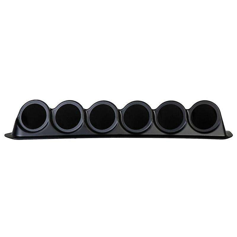2.5Inch 63mm Car Dash Gauge Meter Pod 6 Holes Dashboard Mount Holder Pod Black