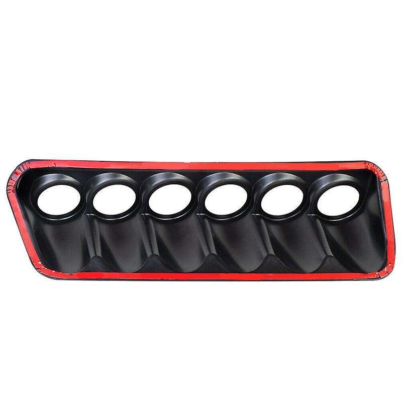 2.5Inch 63mm Car Dash Gauge Meter Pod 6 Holes Dashboard Mount Holder Pod Black