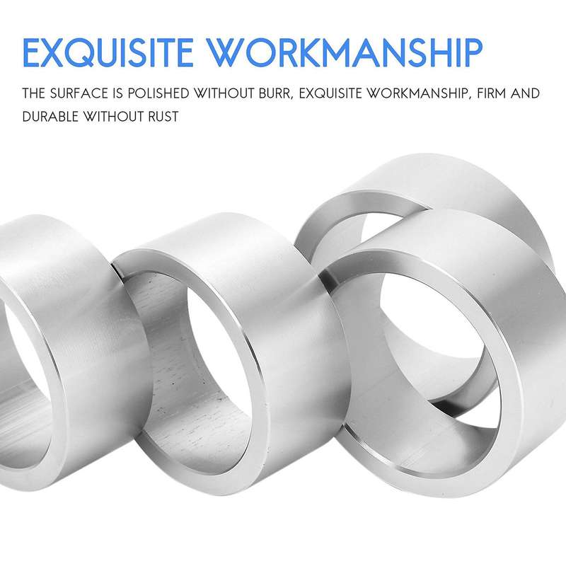 2.5inch Suspension Kit Aluminum Spacers for Can Am Bombardier 400 500 650 800 Atv Silver