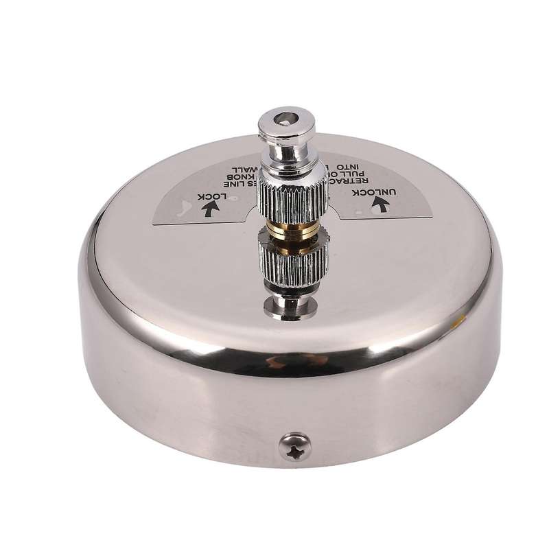 2.8m Stainless Steel Clothesline Rope Retractable Clothesline Indoor Stainless Steel Round Clothesl