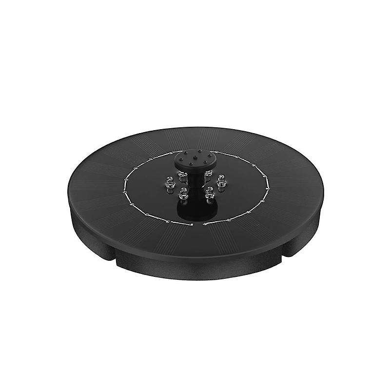 2.5W Solar Power Water Fountain Pump for Bird Bath Pond Garden Decoration with LED Night Light & 4 S
