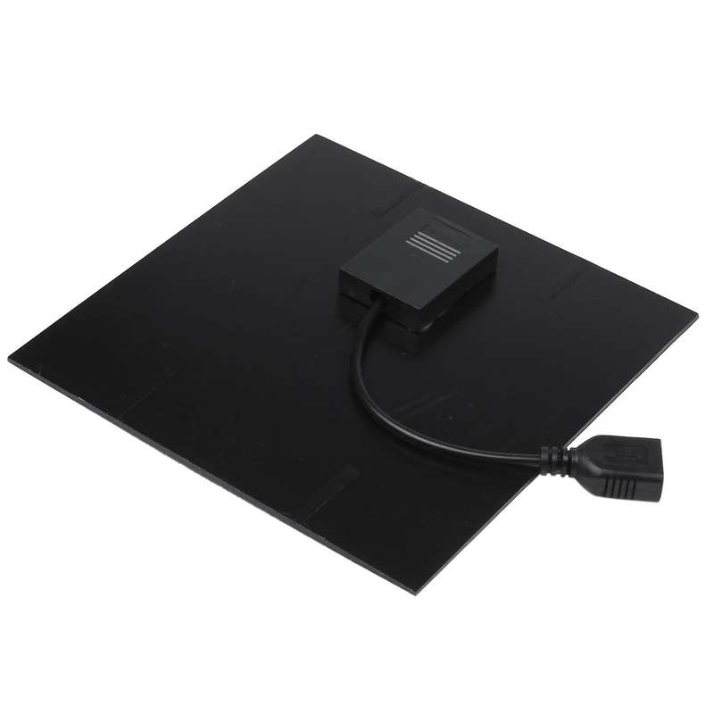 2.5w 5v Solar Powered Panel Iron Fan Office Outdoor Traveling Fishing 4 Inch Cooling Ventilation Fa