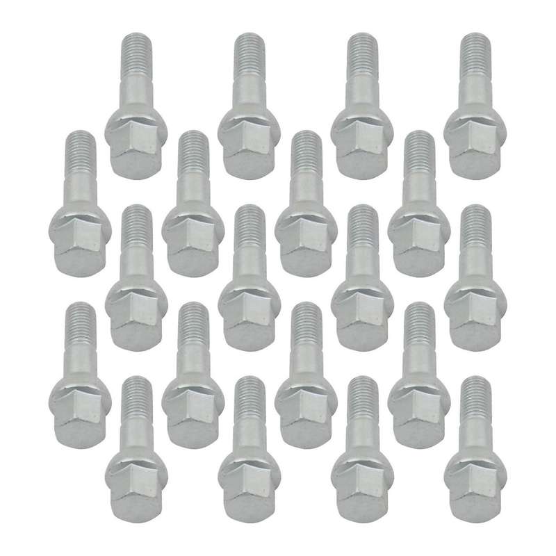 20 Alloy Wheel Lug Bolts 0009904807 Screws Stud Nuts Kit for ML550 S500 GLK350 S550 CL500 Car Access