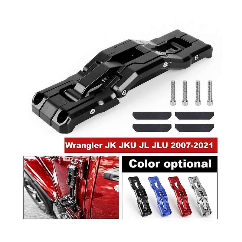 2/4 Door Before and After Side Ladder Pedals for Wrangler Jk/jl 2007-21 Aluminum Alloy Folding Ladd