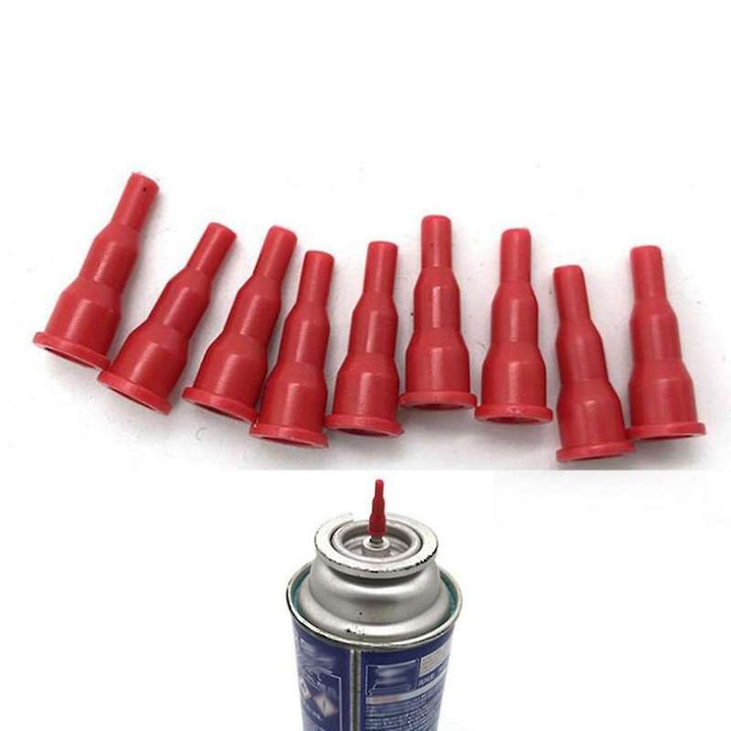 20 Butane Cassette Gas Tank Adapters Inflation Valve Type Torch Nozzle Connector Gas Converter