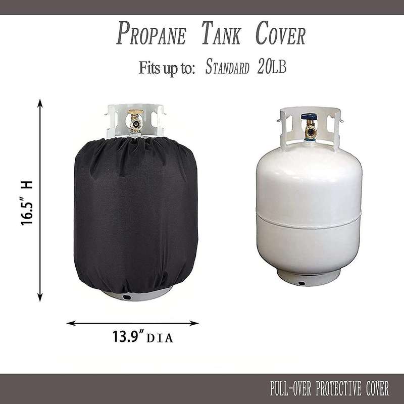 20 Lbs Propane Tank Cover,Travel Trailer Propane Tank Cover,Water & Wear-Resistant,Traveling & Campi