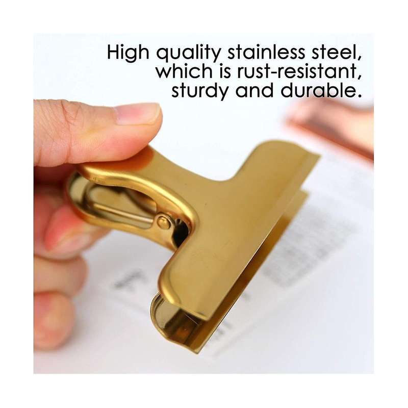20 Pack Chip Bag Clips, Stainless Steel 3 Inch Heavy Duty Bag Clips for Kitchen &office