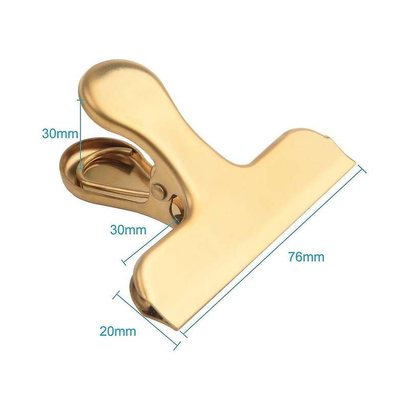 20 Pack Chip Bag Clips, Stainless Steel 3 Inch Heavy Duty Bag Clips for Kitchen &office