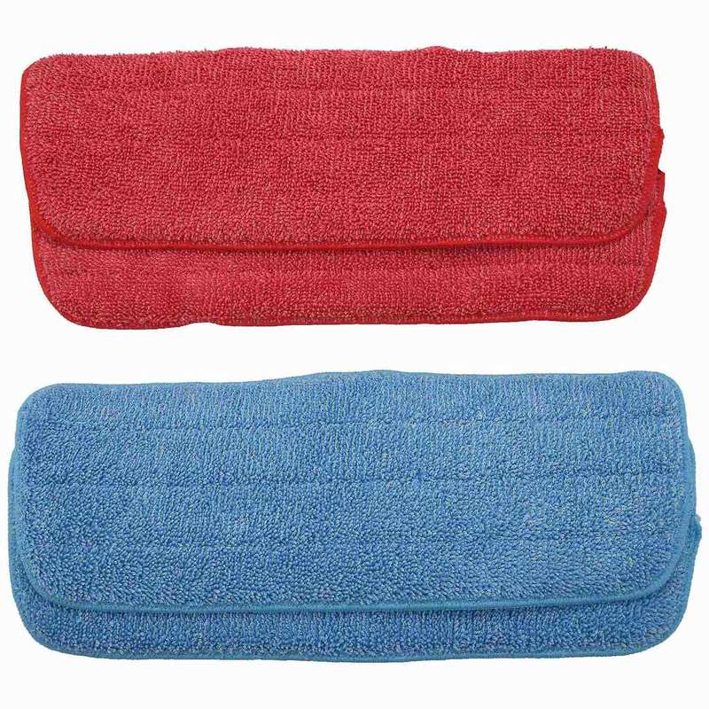 20 Pack Microfiber Mop Heads,for Wet Dry Mops,blue and Red
