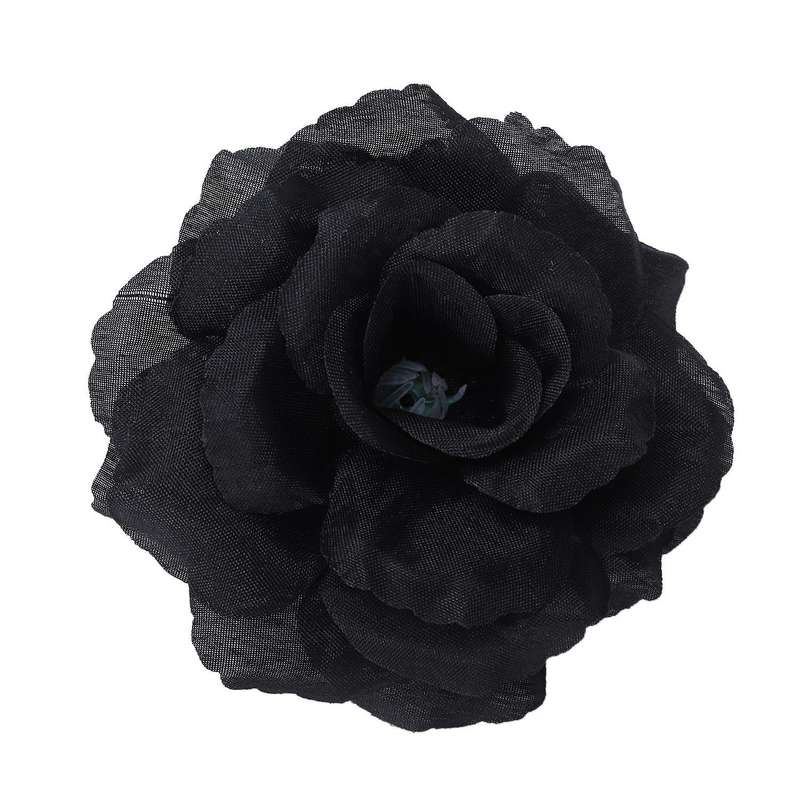 20 Pcs Black Artificial Silk Flower Party Wedding House Office Garden Decor Diy