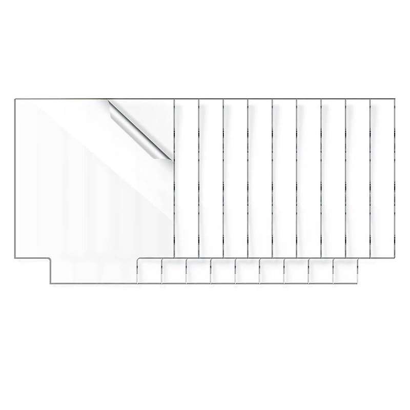 20 Pcs 2 Mm Acrylic Blanks for Light Base Plastic Cast Clear Acrylic Sheet Square and Round Acrylic