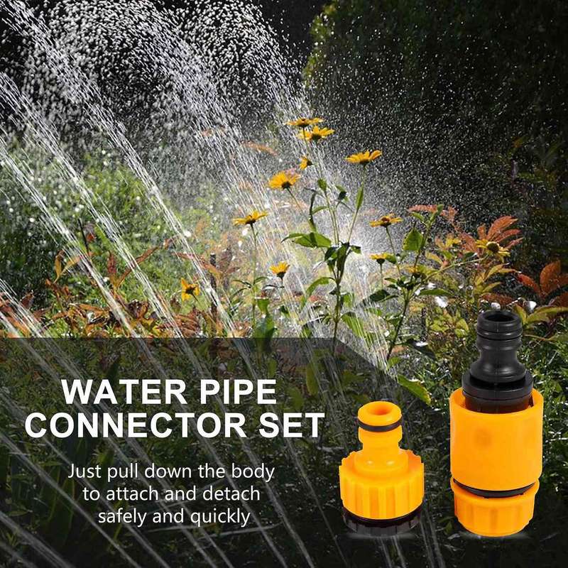 20 Pcs Garden Hose Connector Set, Connector Hose End Connector Double Hose Connectors Extender Hose