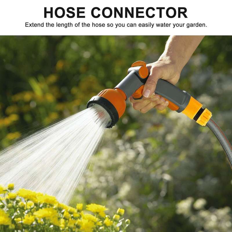 20 Pcs Garden Hose Connector Set, Connector Hose End Connector Double Hose Connectors Extender Hose