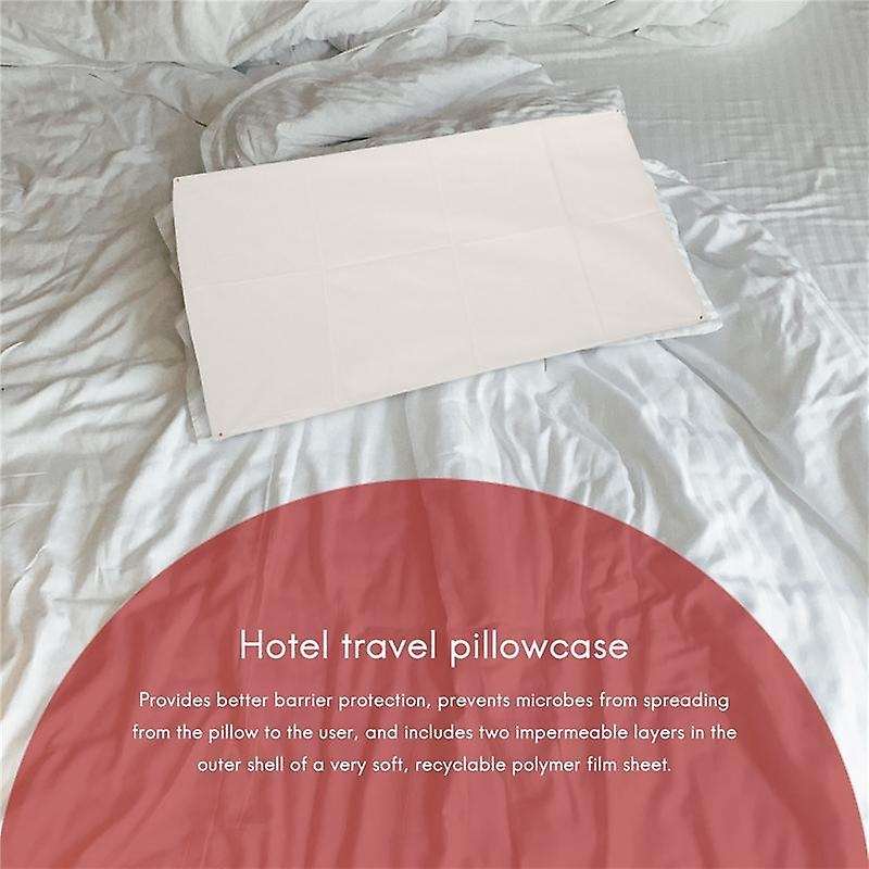 20 Pcs Disposable Pillow Cases Hotel Travel Breathable Single Pillow Case Double Bed Sheet Quilt Pil
