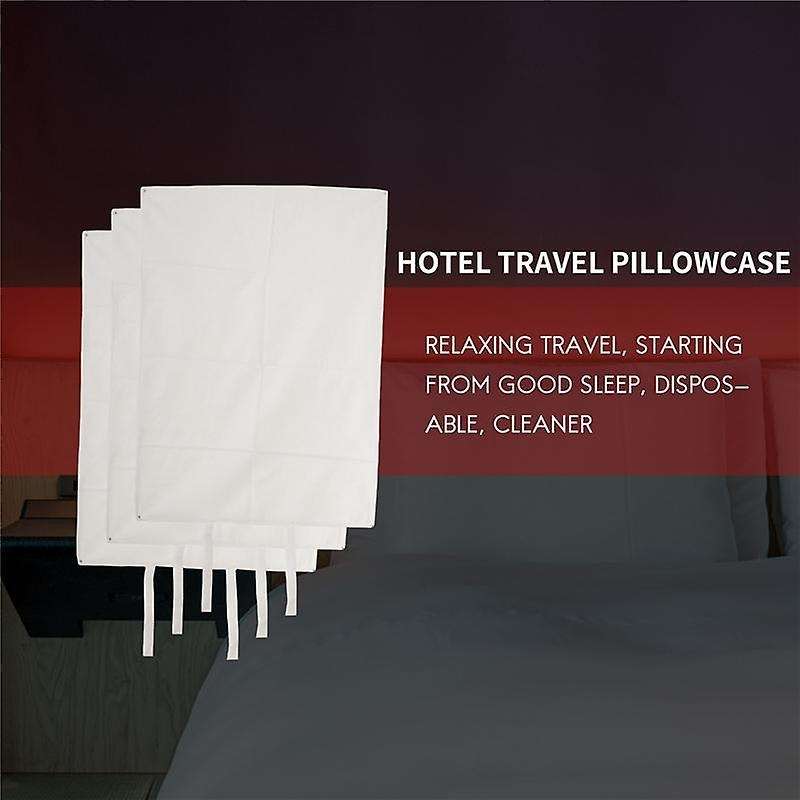 20 Pcs Disposable Pillow Cases Hotel Travel Breathable Single Pillow Case Double Bed Sheet Quilt Pil