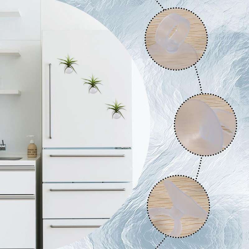 20 Pcs Plant Holder, Plant Pot Tillandsia Holder Plant Hanger with Suction Cup for Hanging (Plants