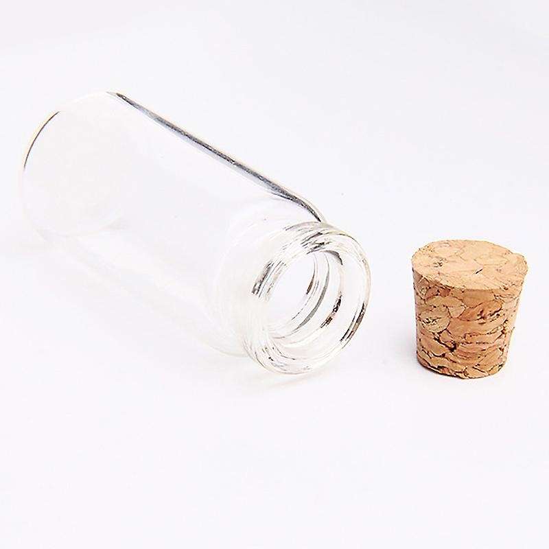 20 Pcs Vials Bottles Mini Glass Bottle with Cork Stopper Wish Bottles, for Weddings, Creations And