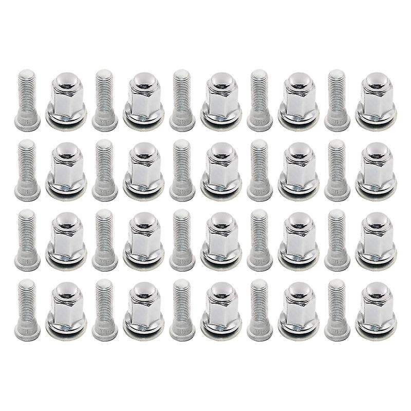 20 Piece 90942-01058 90942-02049 Wheel Lug Stud+Lug Nut for Chrome GX460