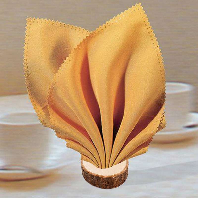 20 Pcs Wooden Napkin Ring Christmas Napkin Ring Holders Round Serviette Holder Decorative Napkin Rin