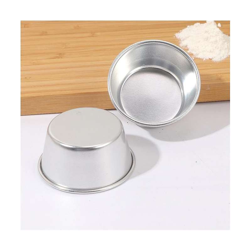 20 Pieces Individual Molds Pudding Molds Cups Mini Chocolate Molten Pans Non-stick Cupcake Cake Coo