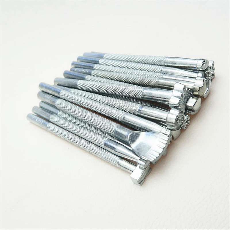 20 Pieces Of Leather Printing Punching Set, Carving Process Seal Punching Machine for Diy Leather Pr
