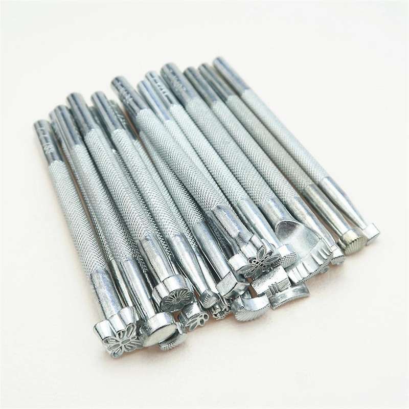 20 Pieces Of Leather Printing Punching Set, Carving Process Seal Punching Machine for Diy Leather Pr