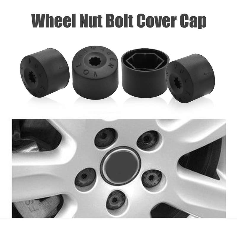 20 Wheel Nut Bolt Cover Cap 17mm for Golf Mk4 For