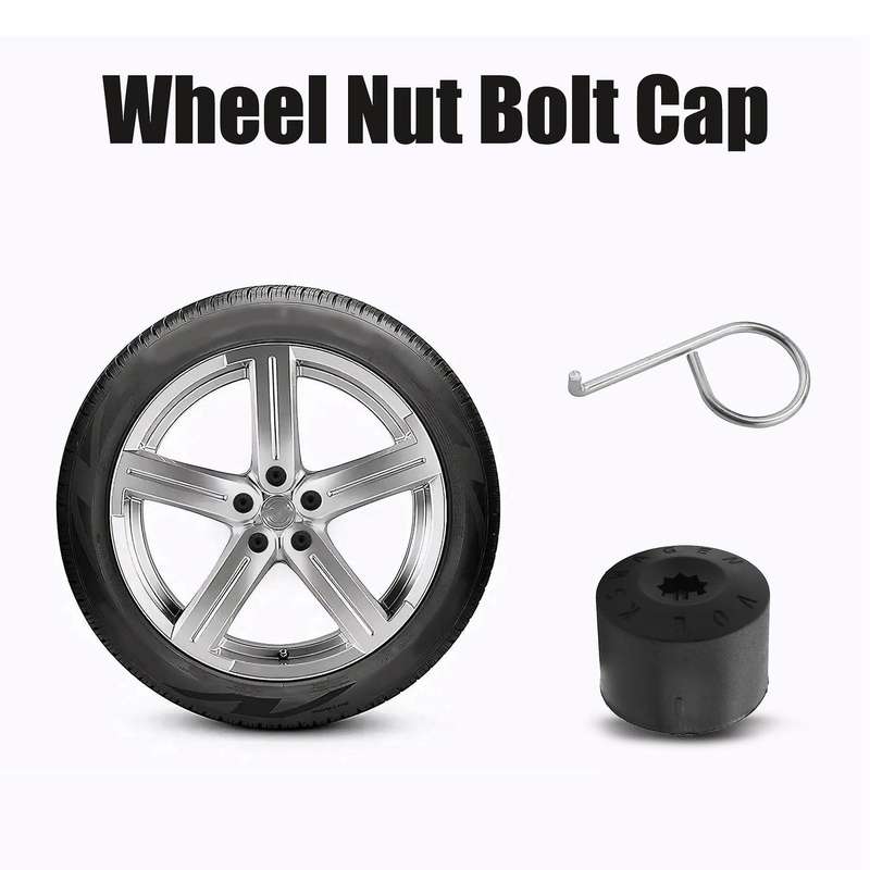 20 Wheel Nut Bolt Cover Cap 17mm for Golf Mk4 For