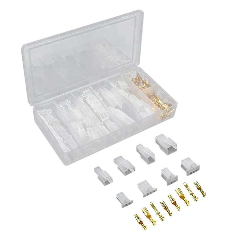 200 PCS 2.8MM Automotive 2/3/4/6 Pin Electrical Male and Female Cable Terminal Connector Kit for Car