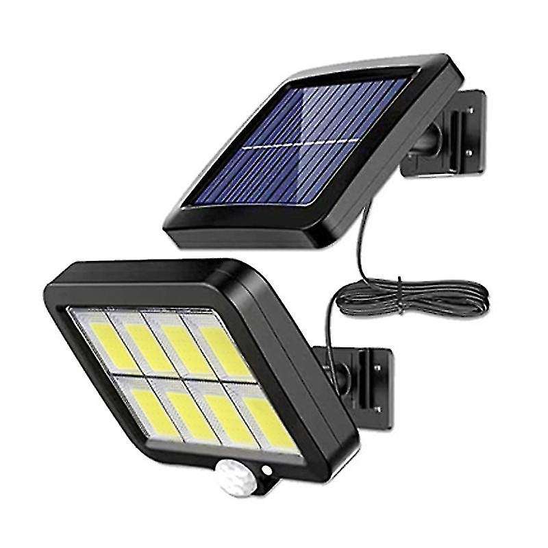 2000 Lumen 160 LEDs Solar Wall Lights IP65 Waterproof Wired Motion