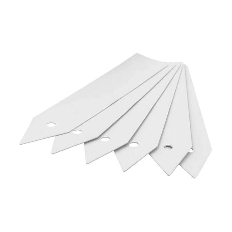 200 Pcs Plastic Plant Nursery Garden Labels Garden Stake Tags White 10x2cm