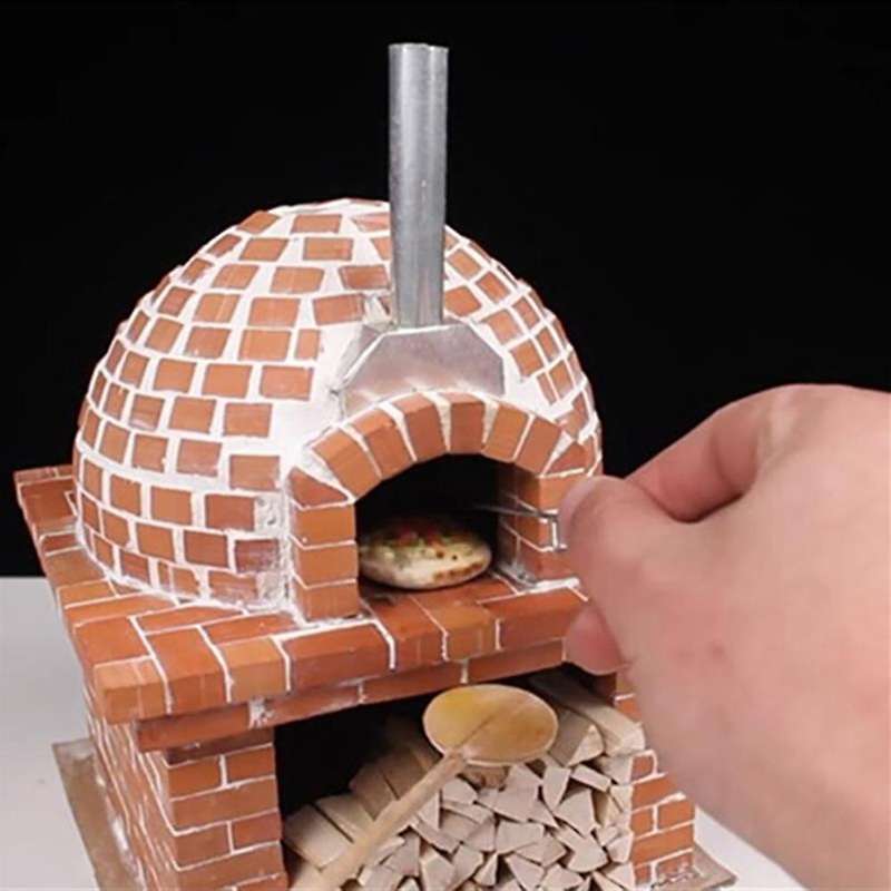 200 Pieces Mini Bricks for Landscaping Miniature Bricks Brick Wall Small Bricks for Garden Parts,1/