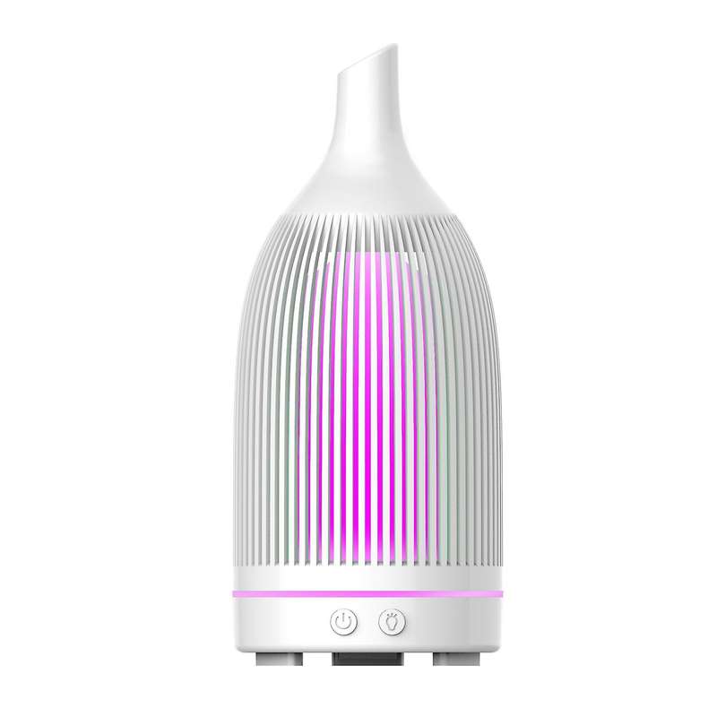 200ML USB Air Humidifier Electric Aroma Diffuser Mist Wood Grain Oil Aroma Mini Have 7 LED Light for