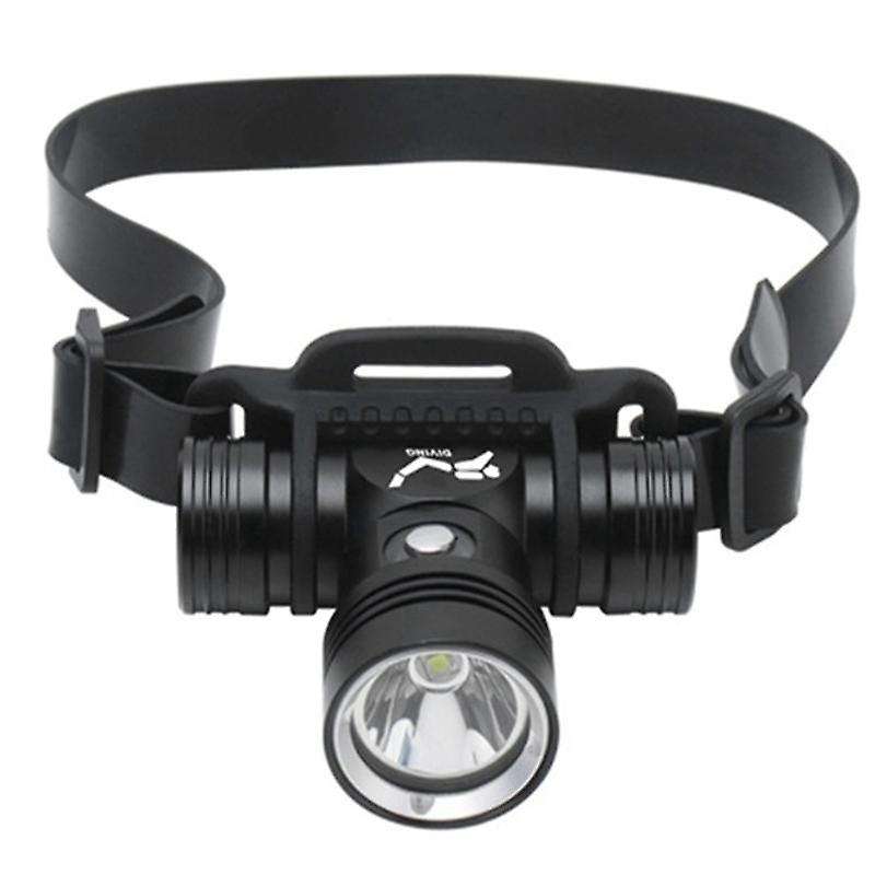 200M Diving Headlight Underwater Headlight LED Diving Flashlight Waterproof IPX8