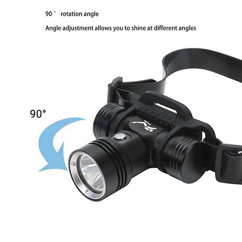 200M Diving Headlight Underwater Headlight LED Diving Flashlight Waterproof IPX8