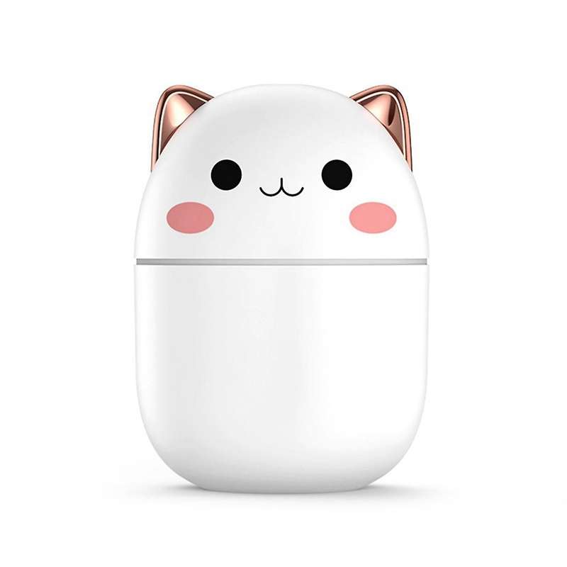 200Ml Air Humidifier Cute Aroma Diffuser with Night Light Cold Mist for Bedroom Car Plants Purifier