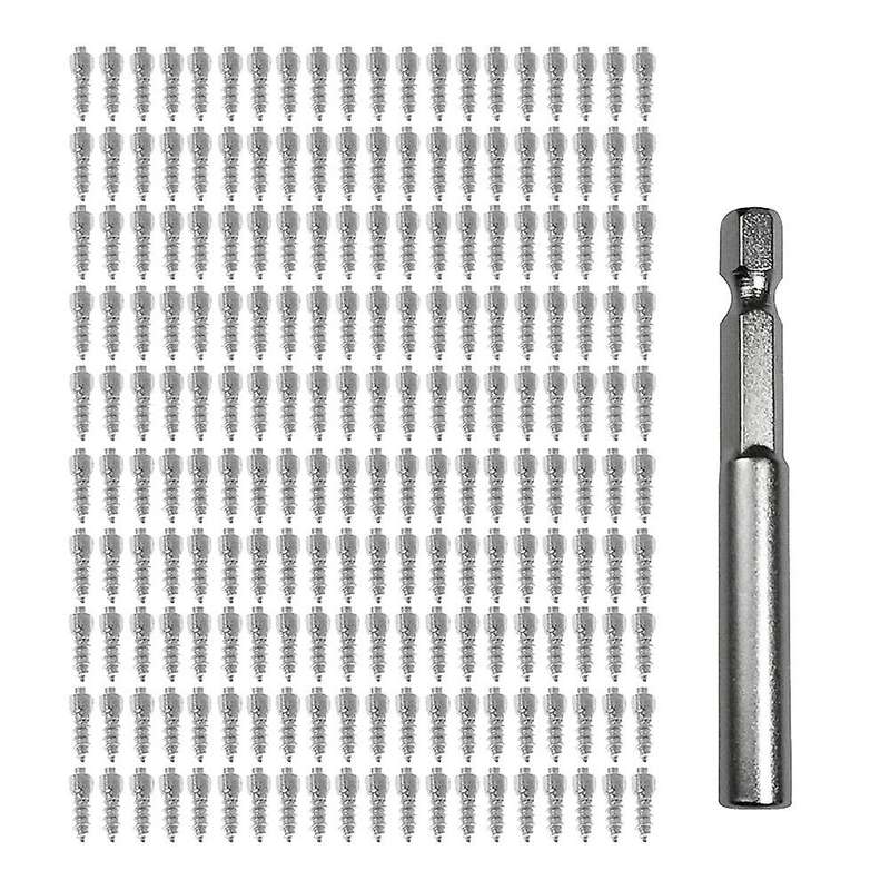 200pcs 4x12mm Wheel Lugs Snow Screw Tire Studs Anti Skid