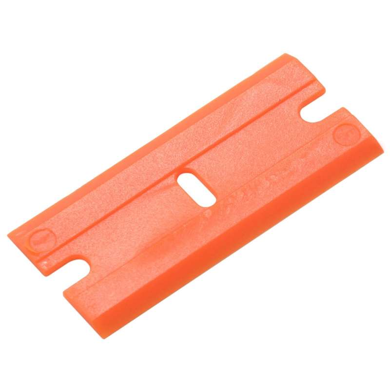 200PCS Plastic Blades Double Edge Blades for Remove Decals Stickers Adhesive Label and Glass Clean
