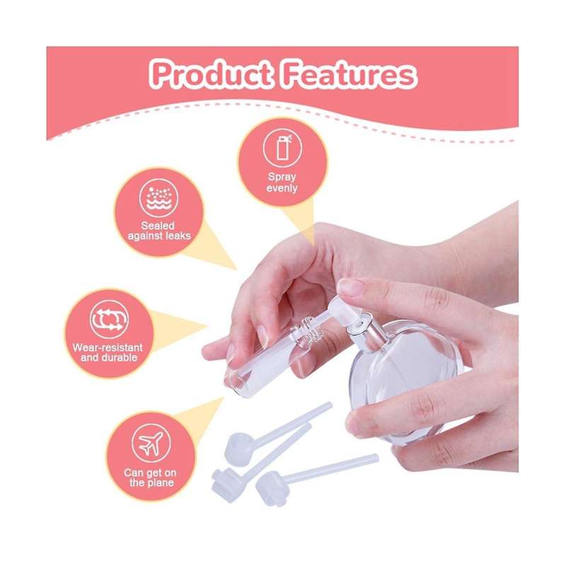 200pcs Perfume Dispenser Tool Funnel Pump Dispenser Portable Sprayer Refill Pump Bottle Filling Set