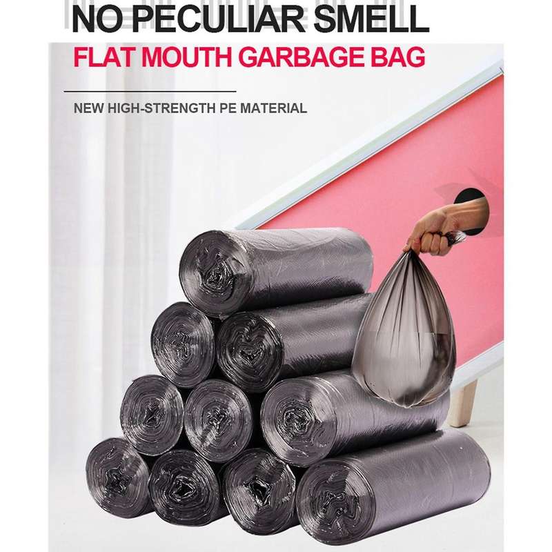 200Pcs/10 Roll Garbage Bags 45X50cm Household Disposable Plastic Trash Bags Home Storage Bag 5-7 L C